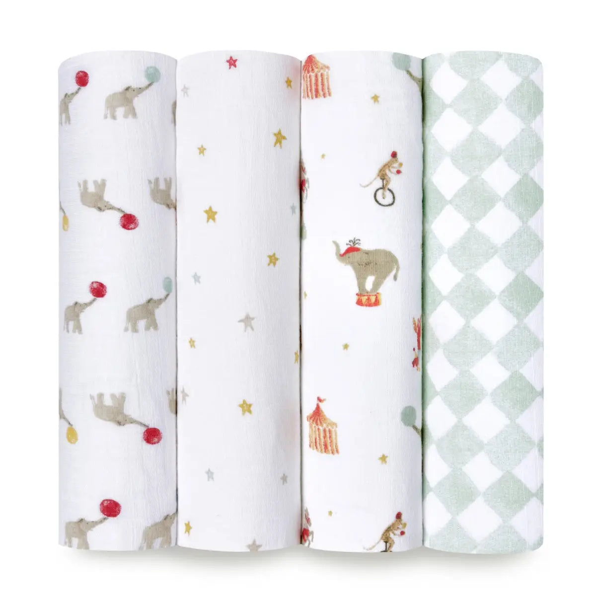 4 Pack Swaddle Blankets