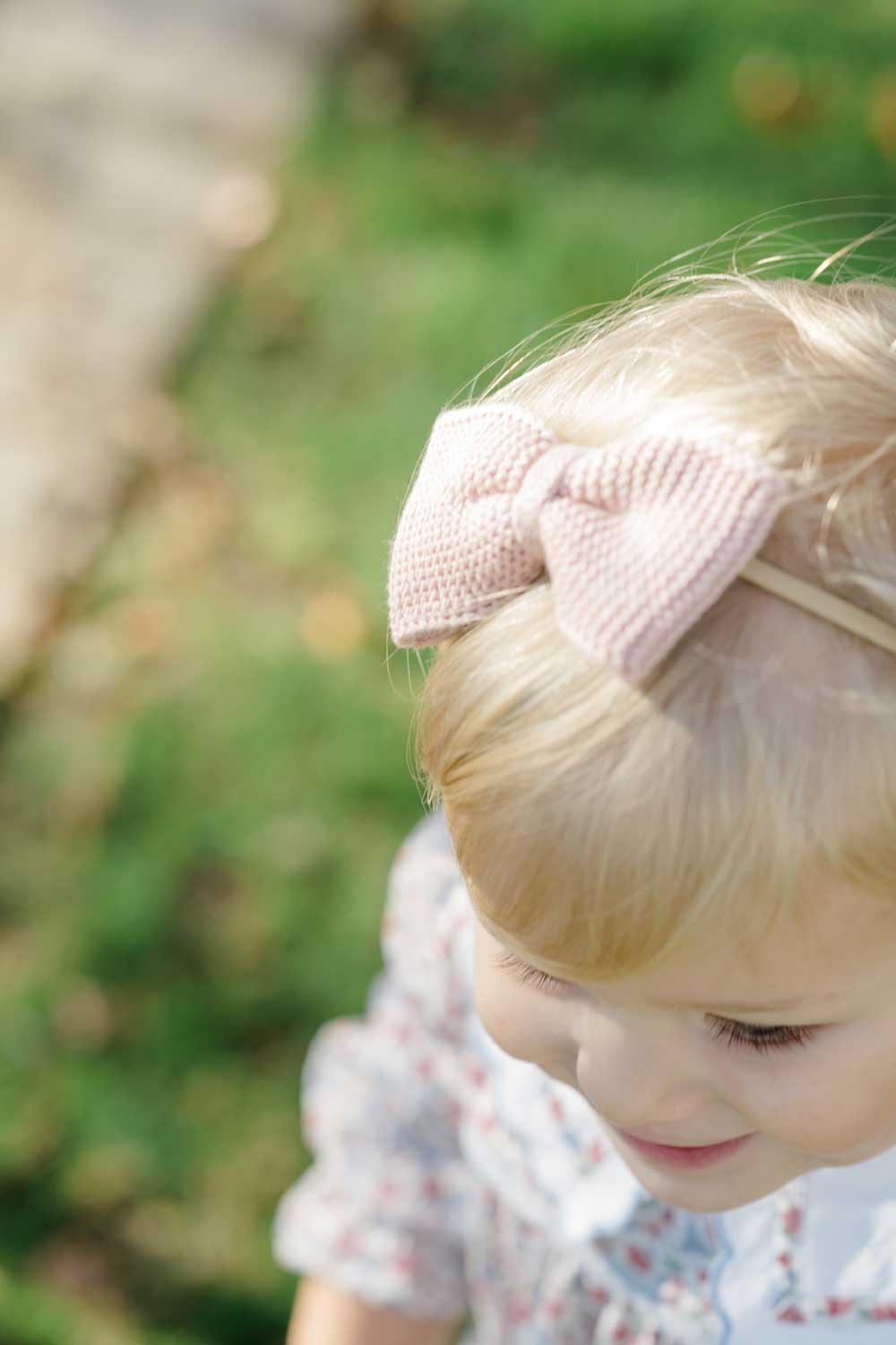 Evashouse Knit Bow Soft Headband