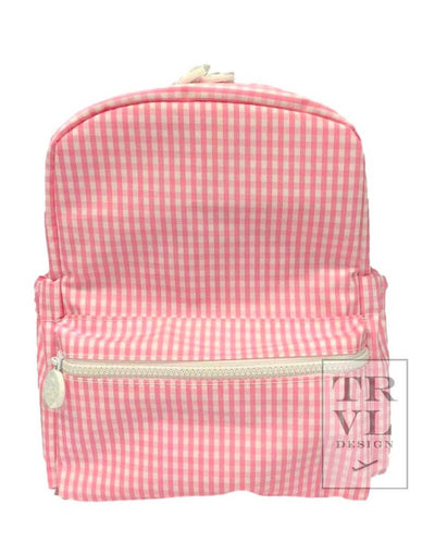 Mini Backer - Gingham Pink