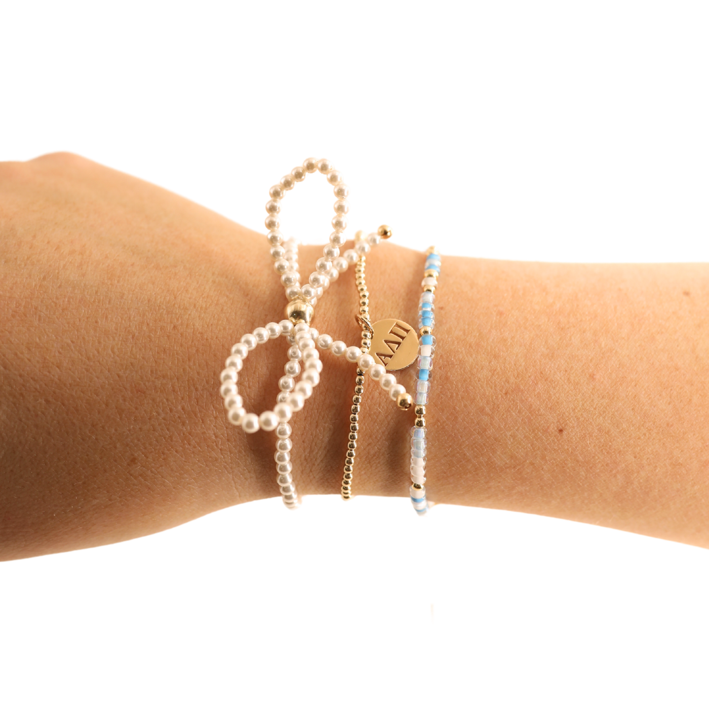 Alpha Delta Pi Sprinkle Bracelet - Standard 6.75 inch
