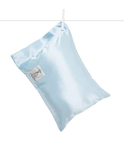 Satin Decorative Nursery Pillow - Blue