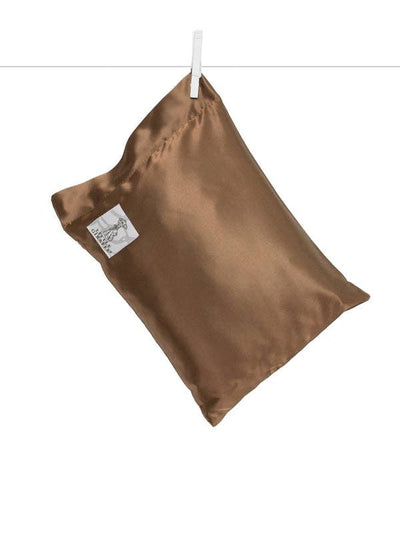 Satin Decorative Nursery Pillow - Silver