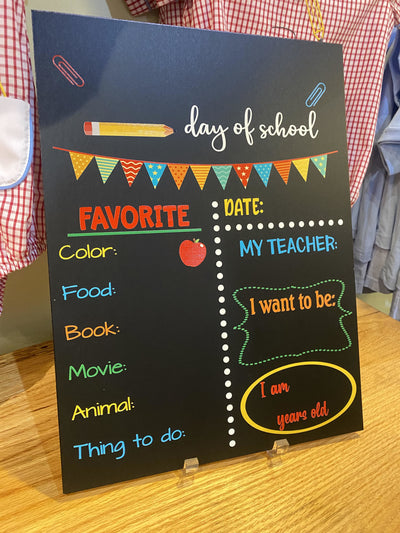 Back to School Board