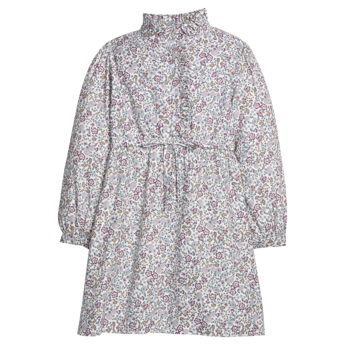 Ruffled Shirt Dress - Margaux Floral