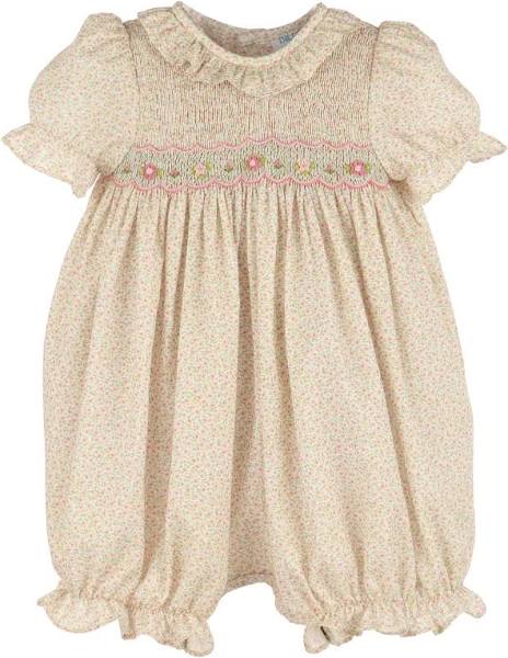 Harvest Floral Smocked Bubble