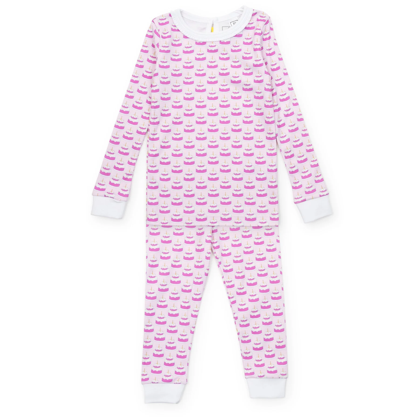 Ava Pajama Set - Birthday Cake Pink