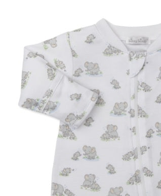 Zipper Footie - Elephant Esprit - Multi