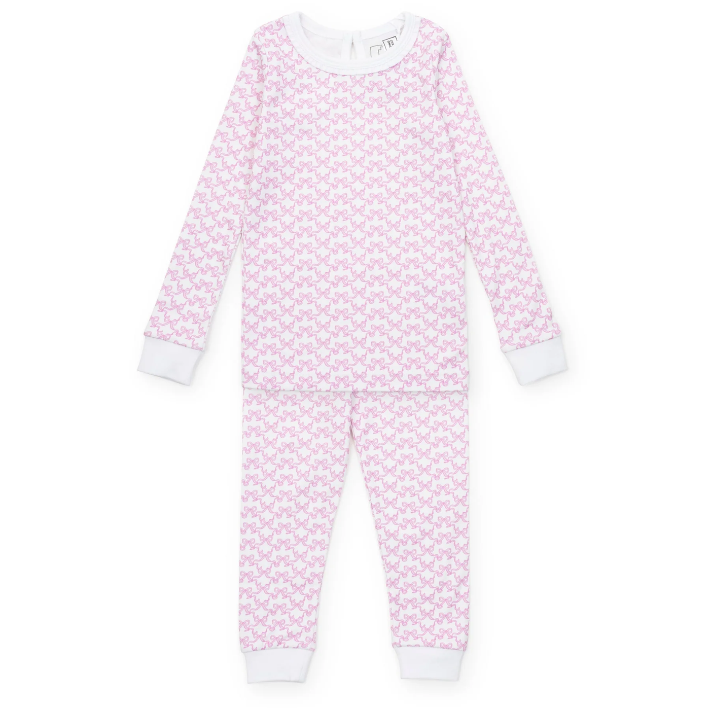 Ava Pajama Pant Set - Pretty Pink Bows