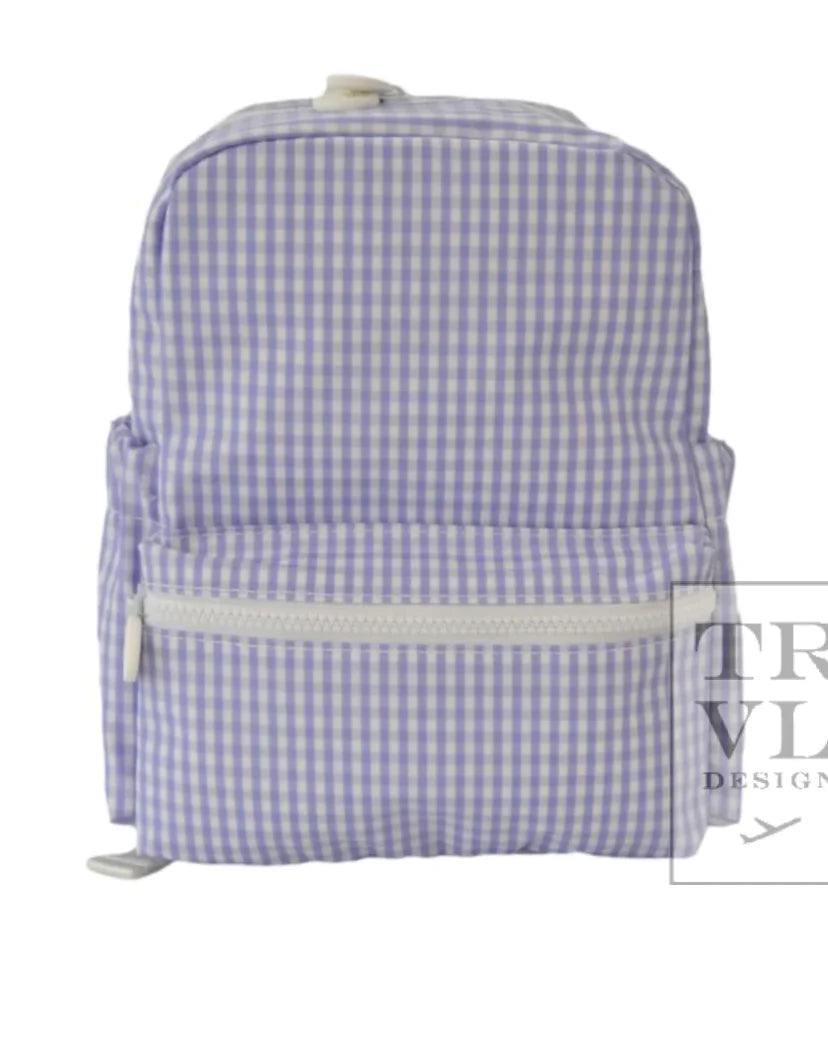 TRVL Mini Backpacker * Gingham Lilac