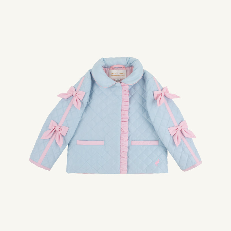 Julie Anne Jacket - Buckhead Blue/ Pink Bows