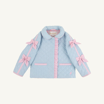 Julie Anne Jacket - Buckhead Blue/ Pink Bows