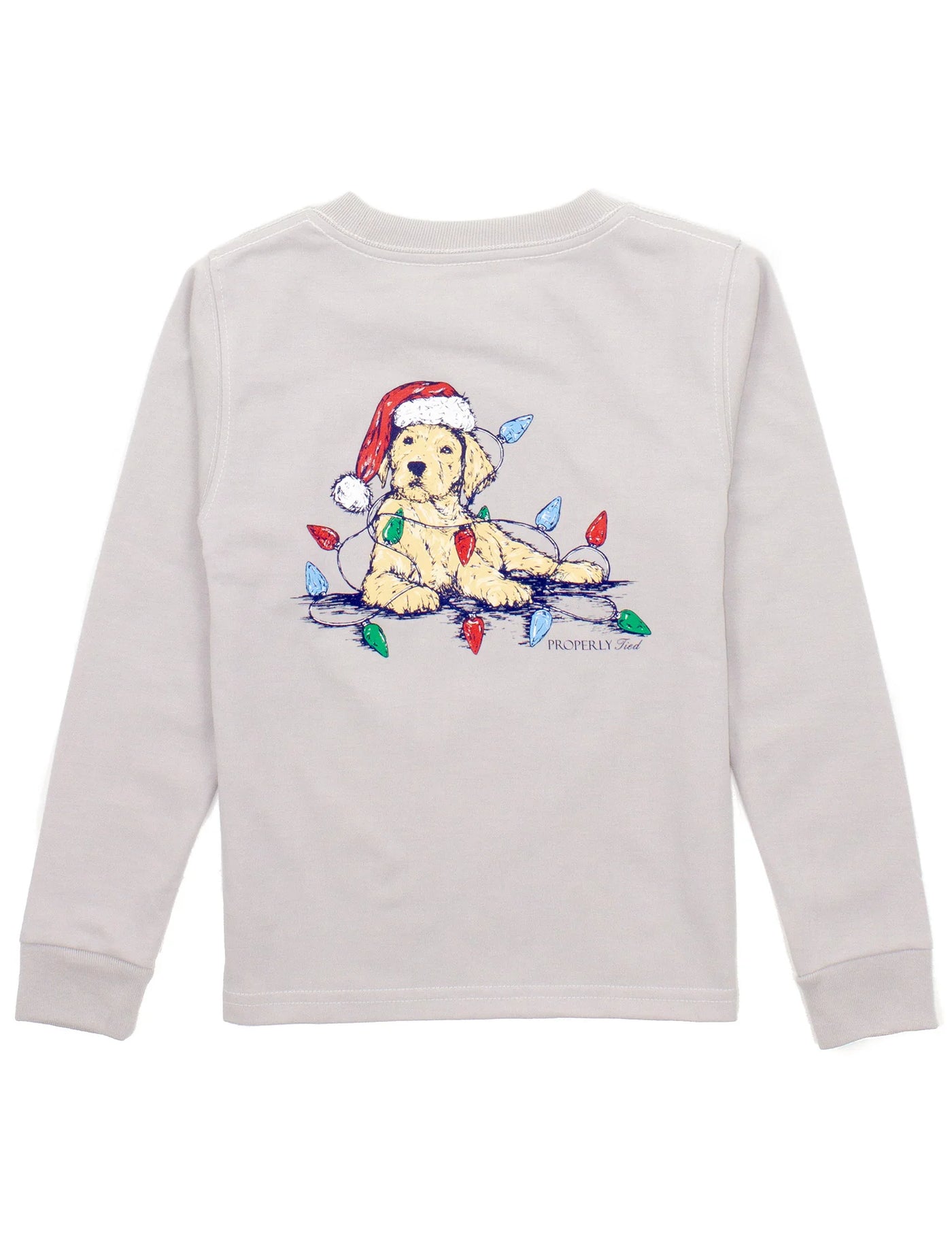 Properly Tied L/S Santa Paws Shirt