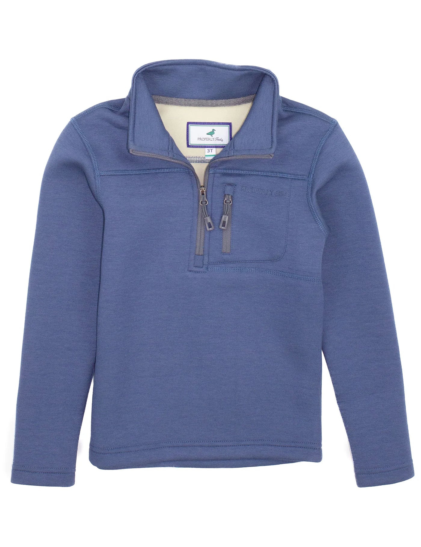 Properly Tied Arctic Stone Blue Pullover