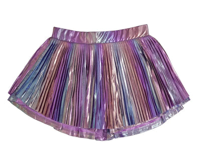 Purple Pleated Skort