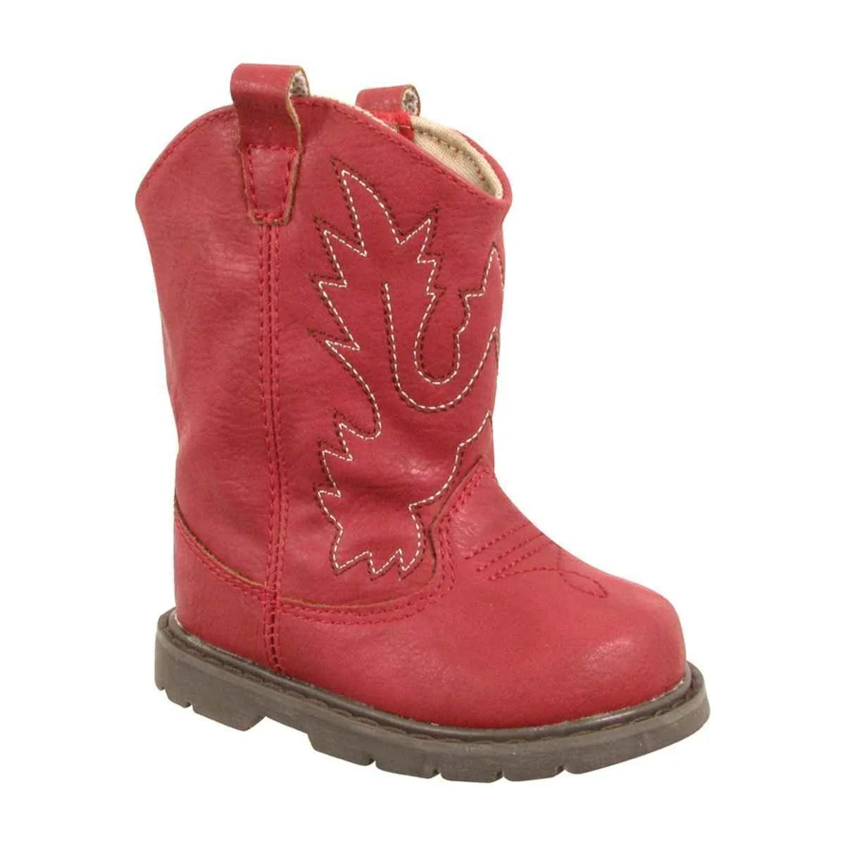 Baby Deer Western Boot - Red