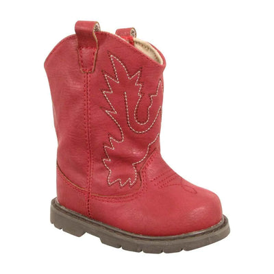 Baby Deer Western Boot - Red