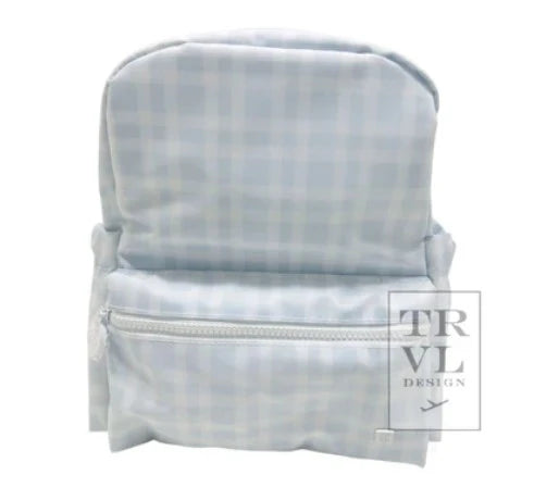 TRVL Mini Backpacker * Pimlico Plaid Blue