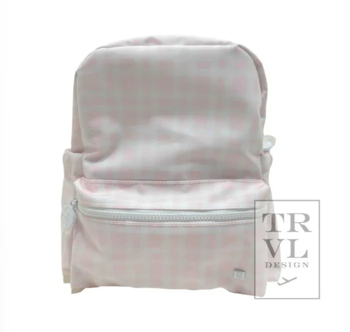 TRVL Mini Backpacker * Pimlico Plaid Pink