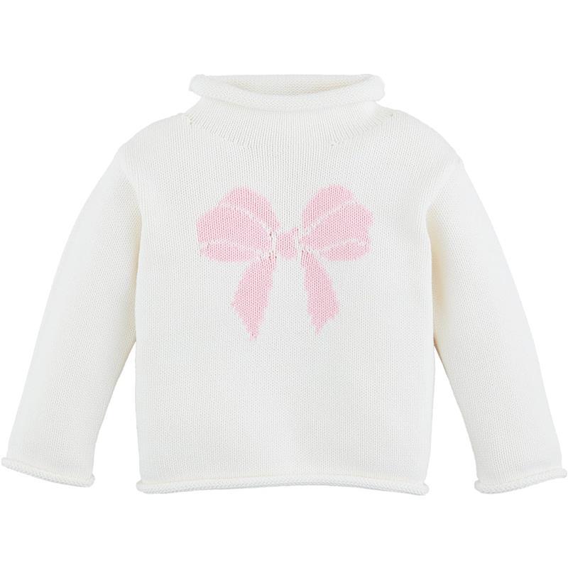 Mudpie Bow  Ivory Rollneck Sweater