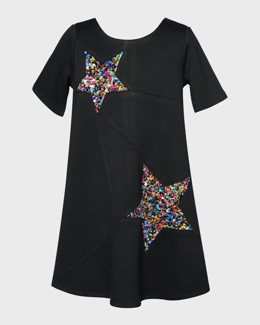 Hannah Banana S/S Sequin Star Dress