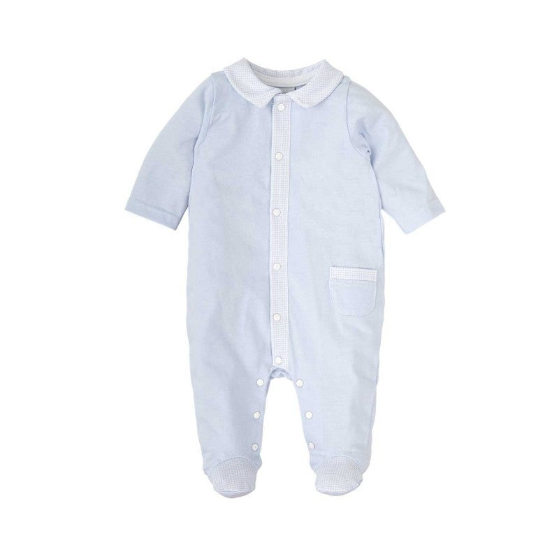 Knitted Babygrow - Sky Blue