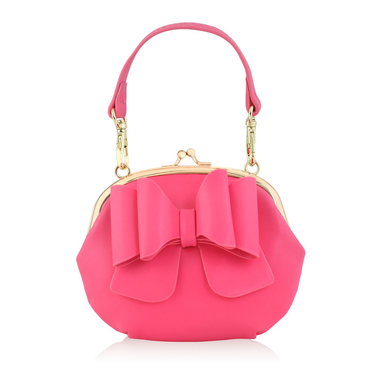 Carrying Kind Petite Hadley Purse - Hot Pink