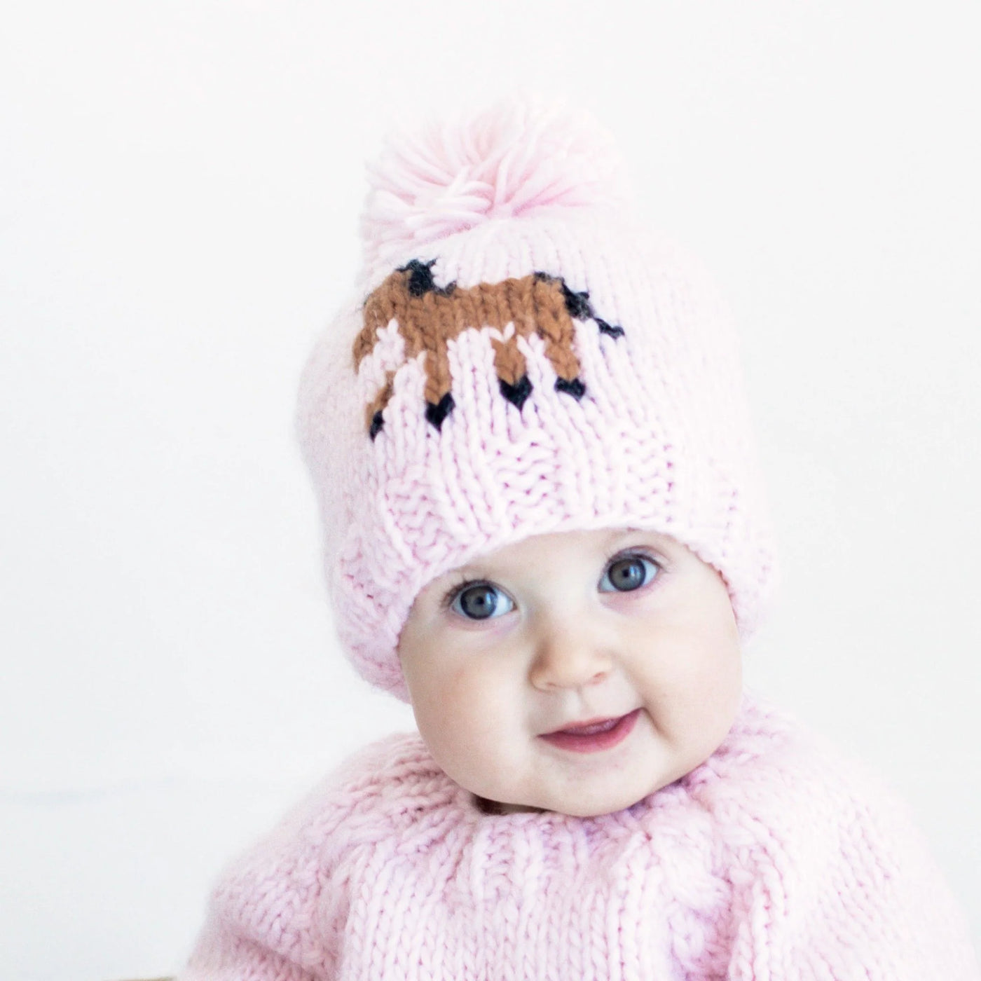 Beanie Hat - Blush Pony