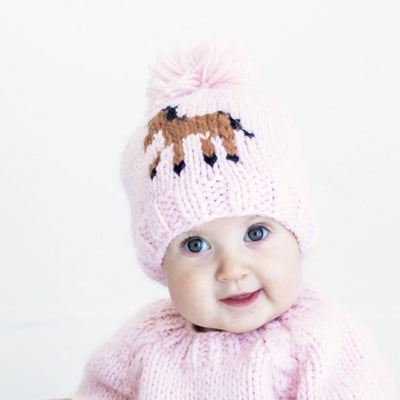 Beanie Hat - Blush Pony