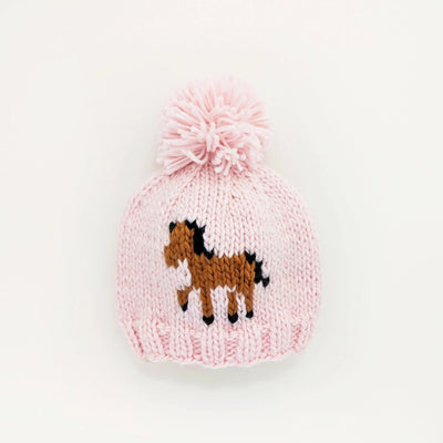 Beanie Hat - Blush Pony