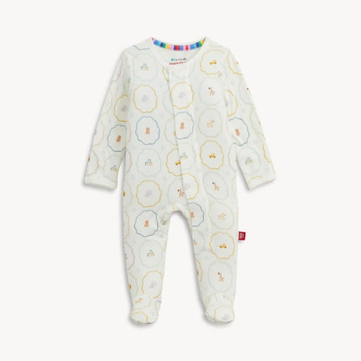 Nursery Magic Cream Modal Footie – Plaid Rabbit Gifts