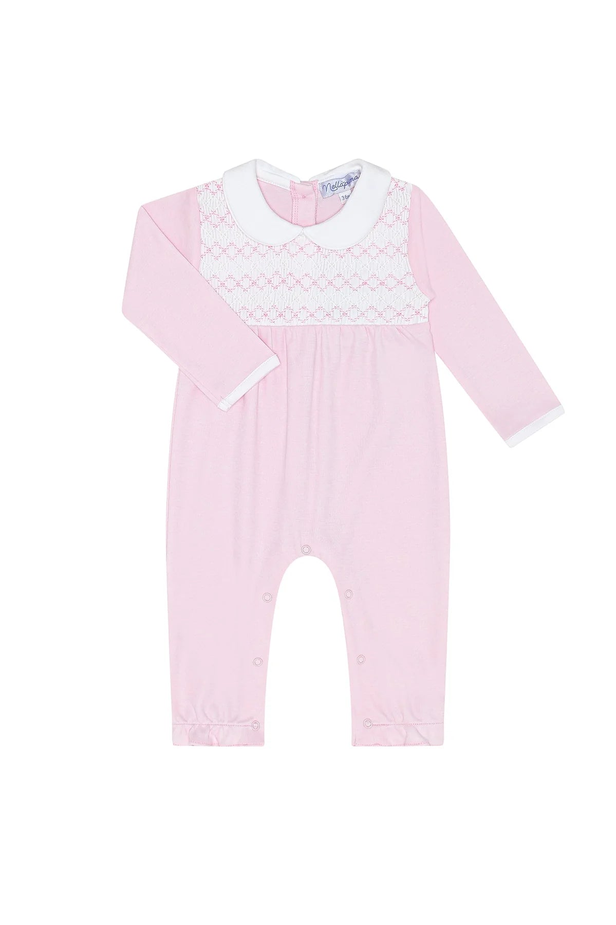 Signature Smocked Playsuit - Pink – Plaid Rabbit Gifts