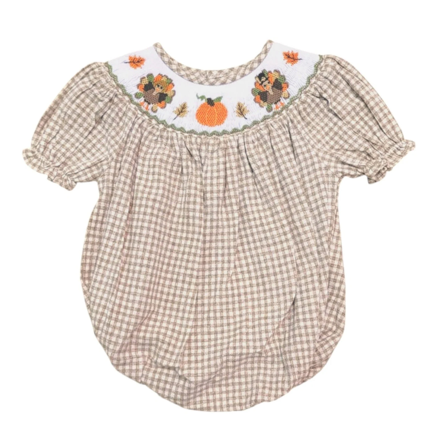 Smocked Girl Bubble - Turkey