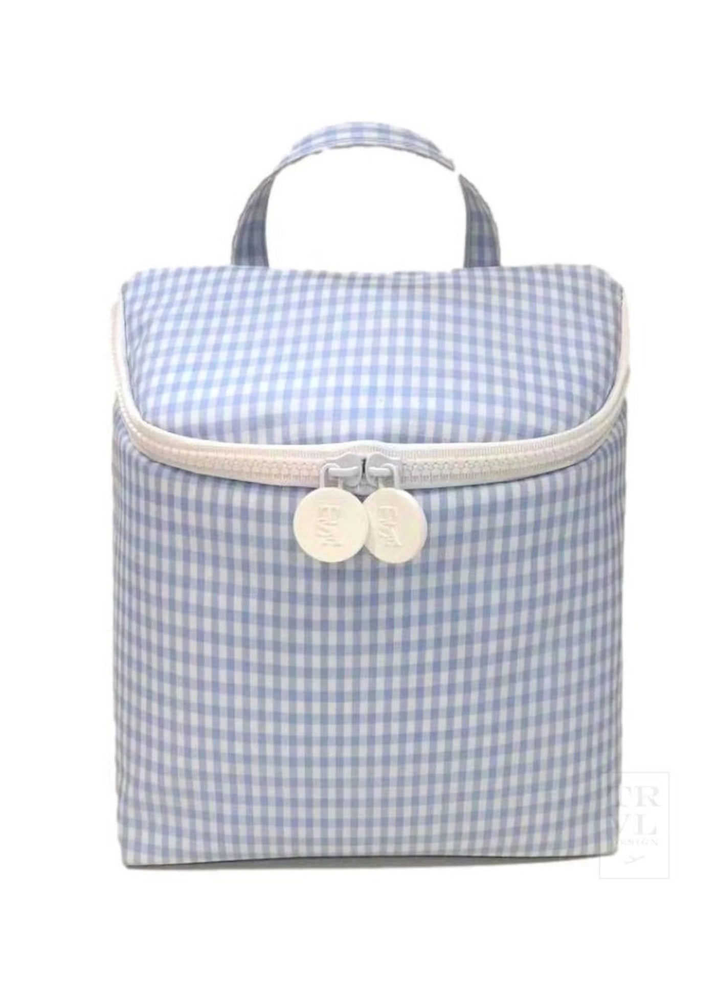 TRVL Take Away Insulated Lunch Bag * Gingham Mist