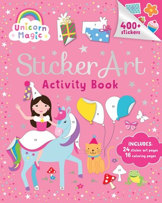 Unicorn Magic Sticker Art Activity Book