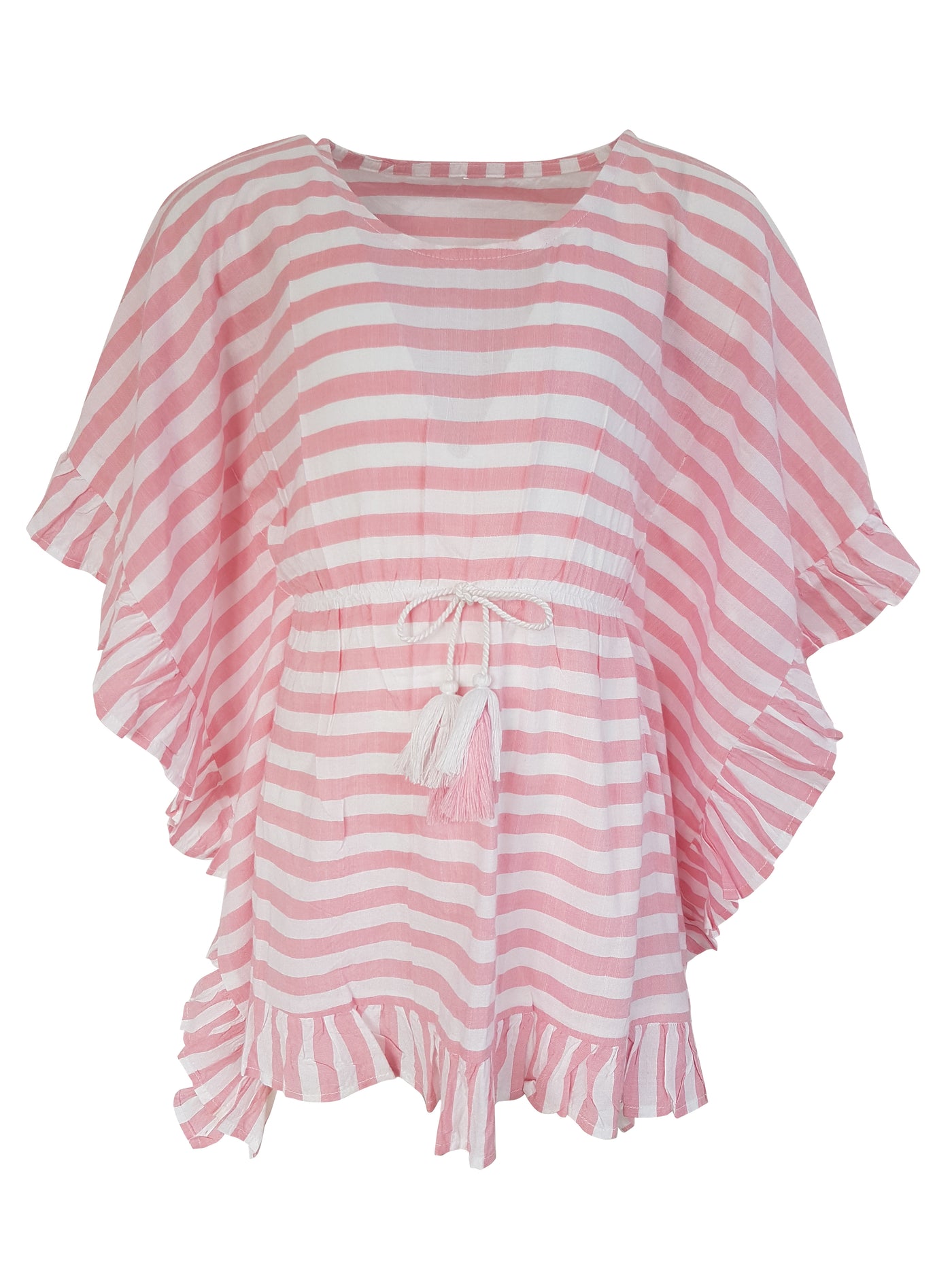 Pink Strip Coverup