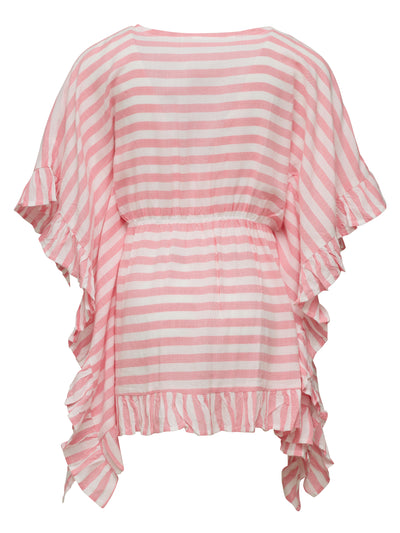 Pink Strip Coverup