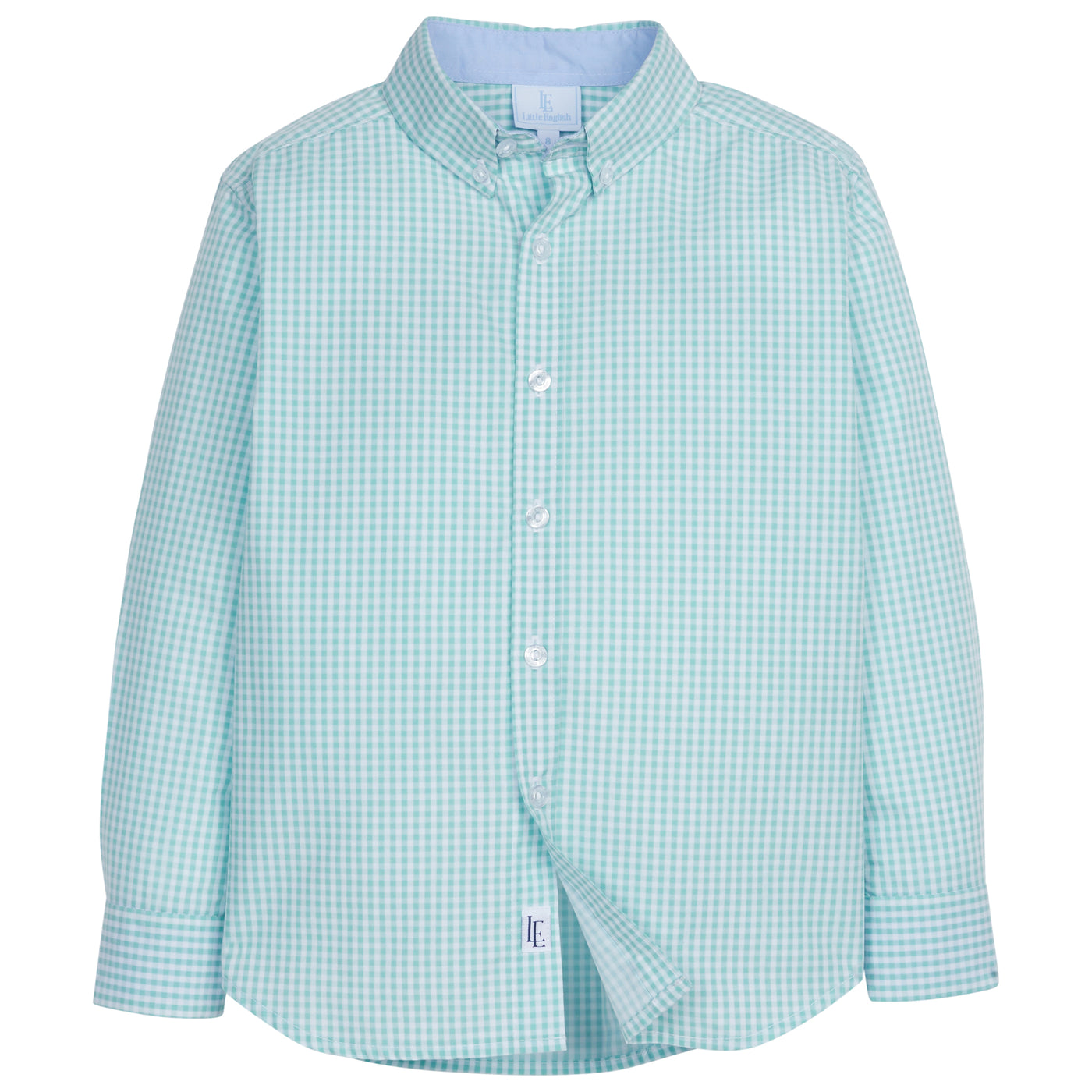 Button Down Shirt Aqua Ging