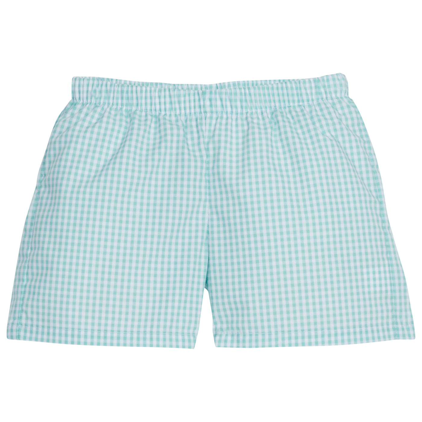 Basic Short -Aqua Gingham