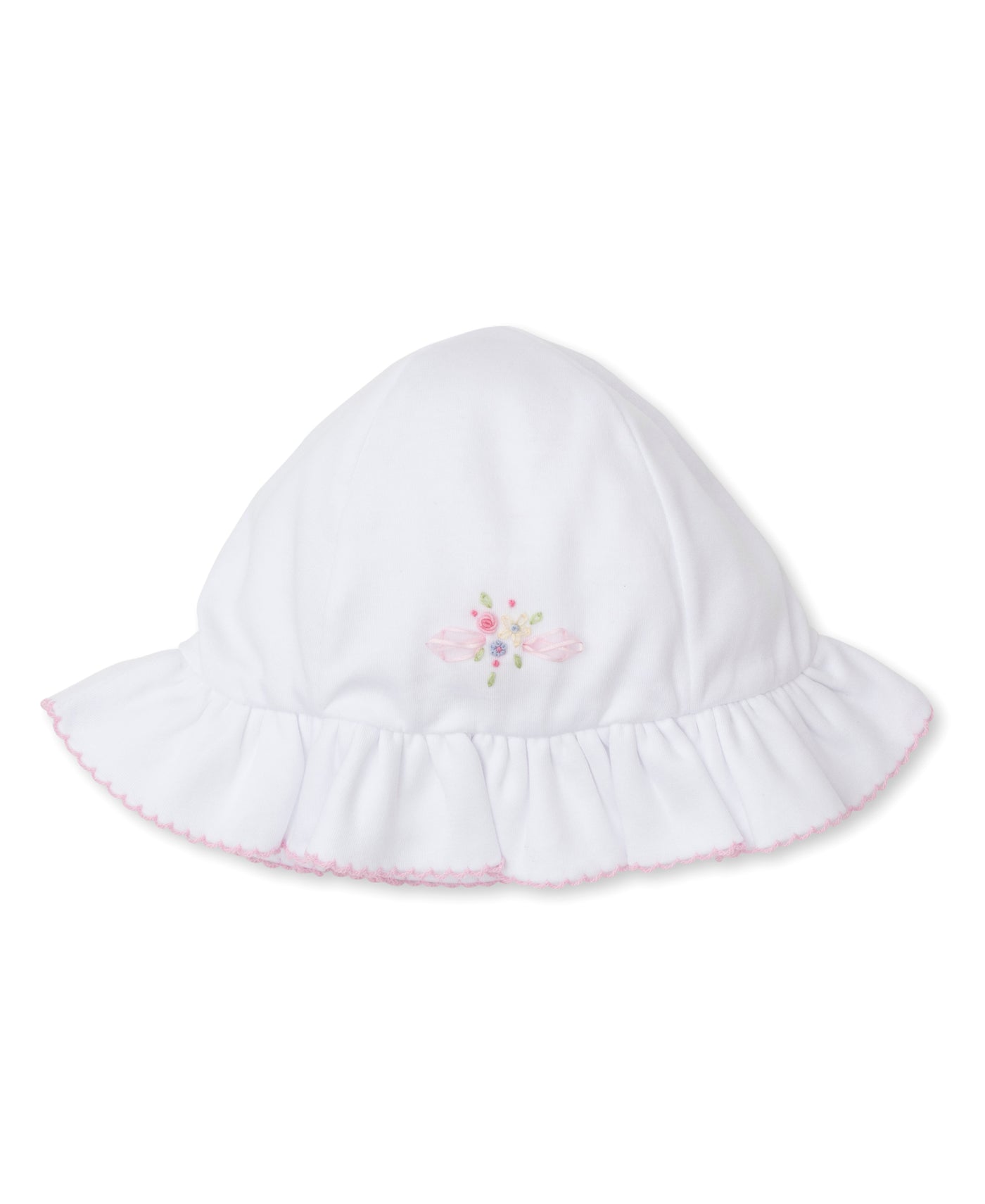 Bloom Spray Embroidered Floppy Hat