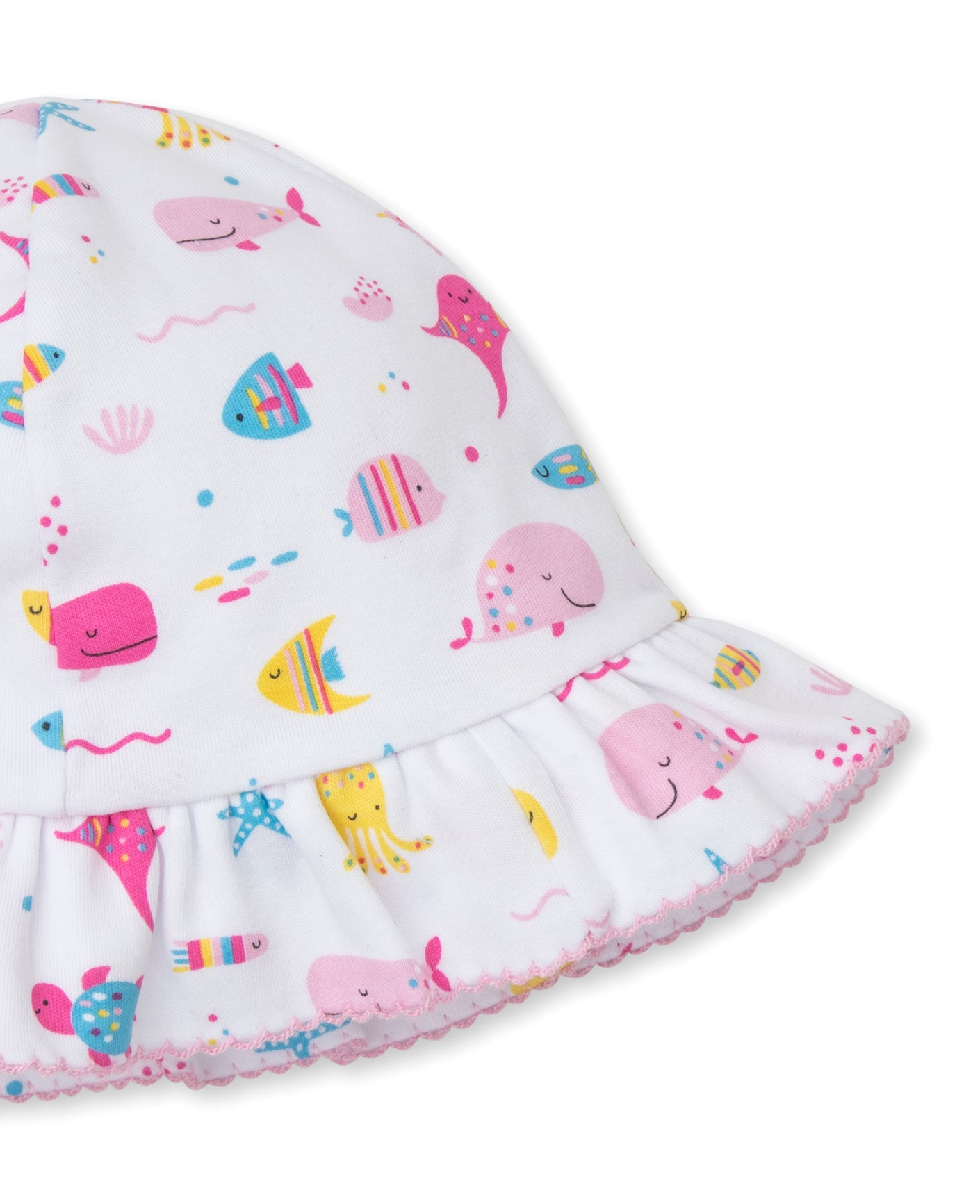 Sea Life Fun Print Floppy Hat