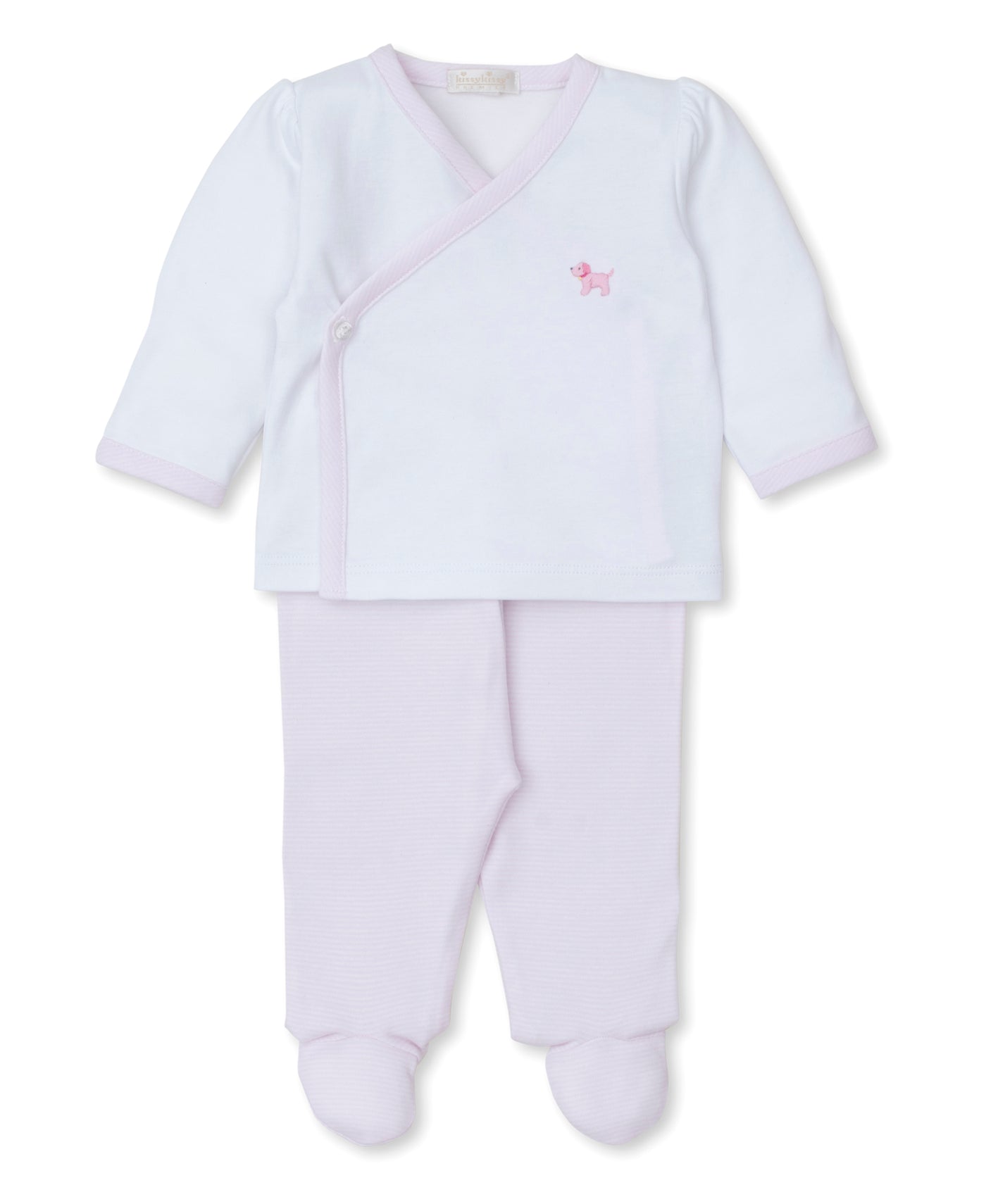 Premier Pups Embroidered Footed Pant Set