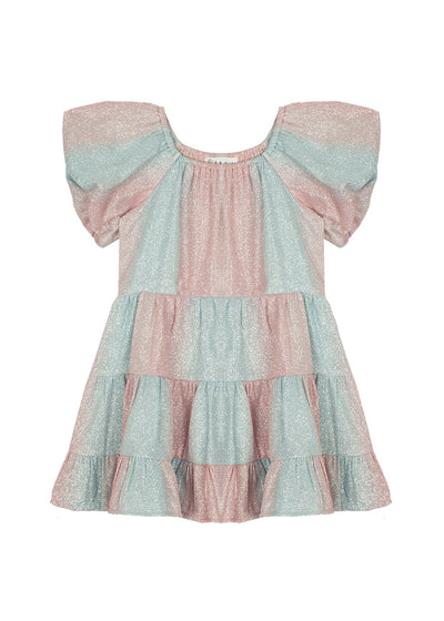 Isobella & Chloe Pink Shimmer Dress