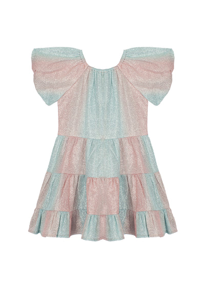 Isobella & Chloe Pink Shimmer Dress