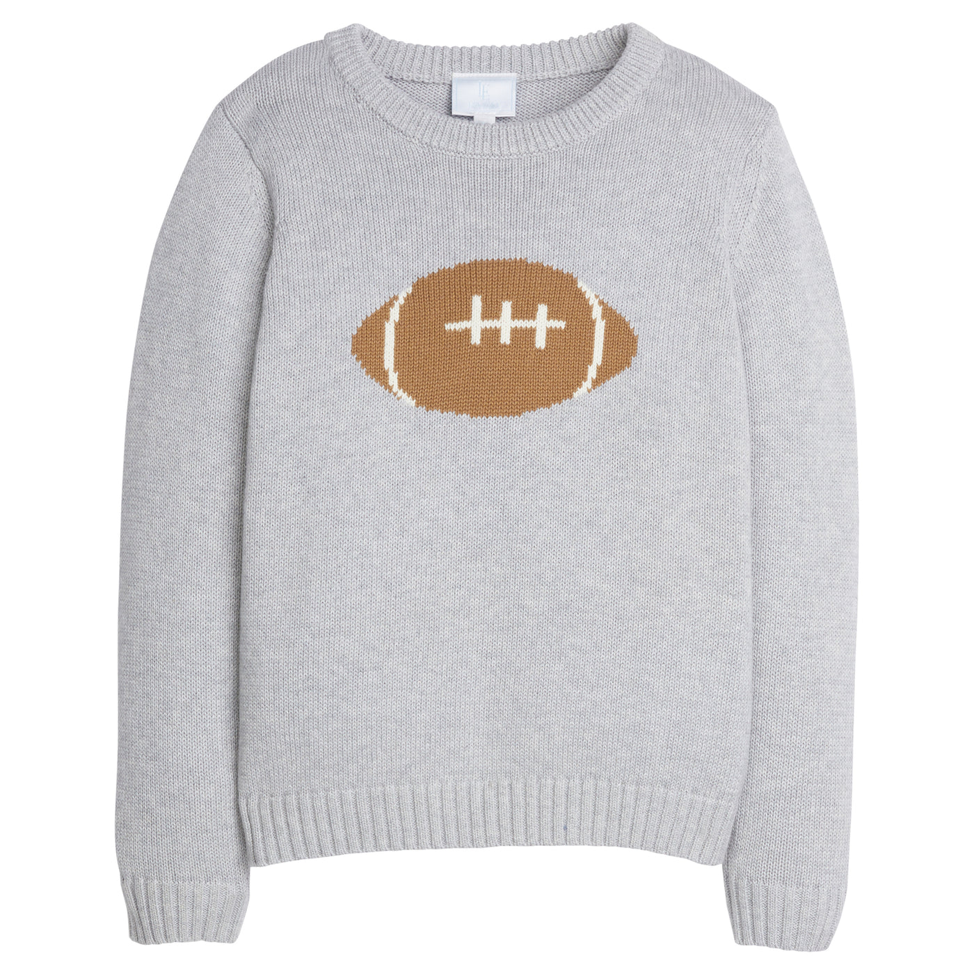 LE Intarsia Cream Sweater Football