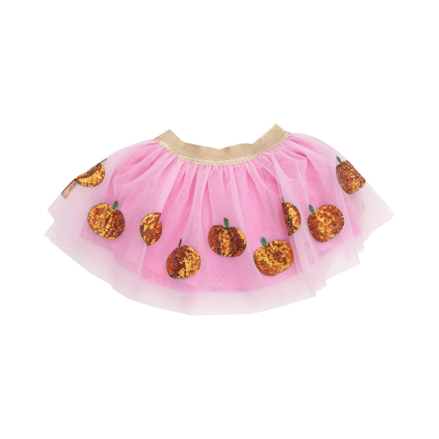 AD Halloween Pumpkin Tutu Skirt