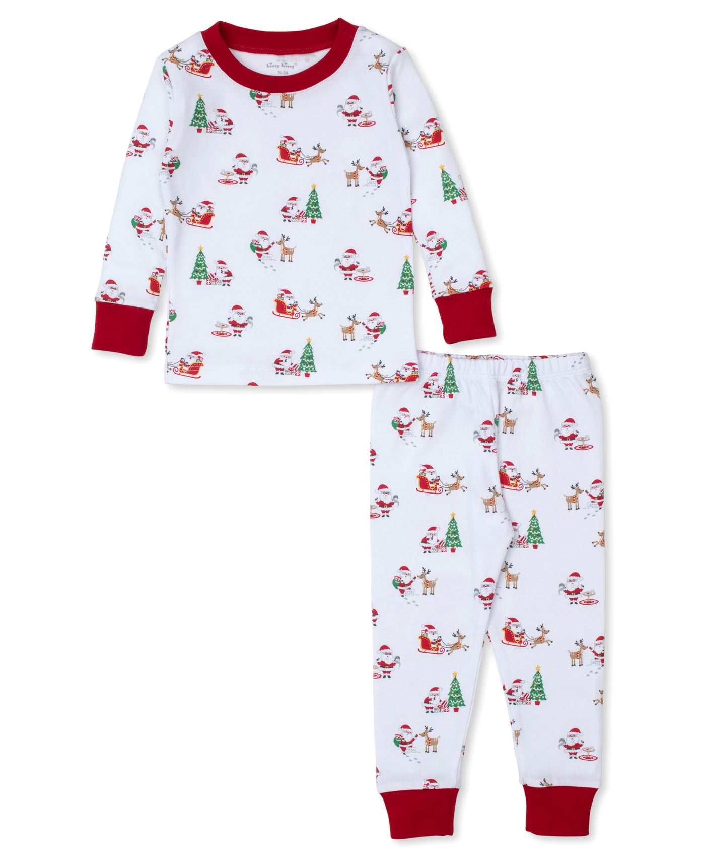 Kissy Christmas Magic Print PJ Set