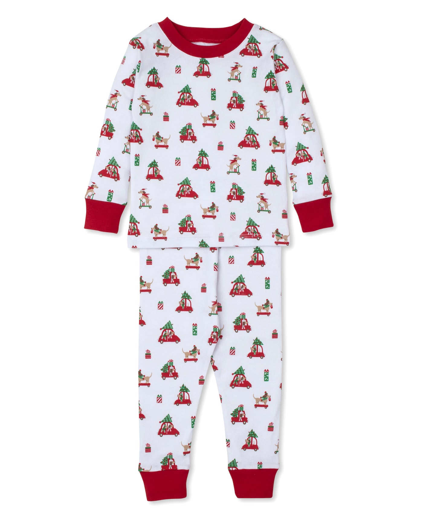 Kissy Christmas Pups PJ Set