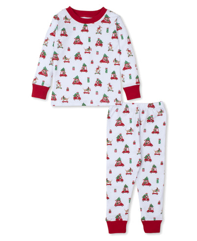 Kissy Christmas Pups PJ Set