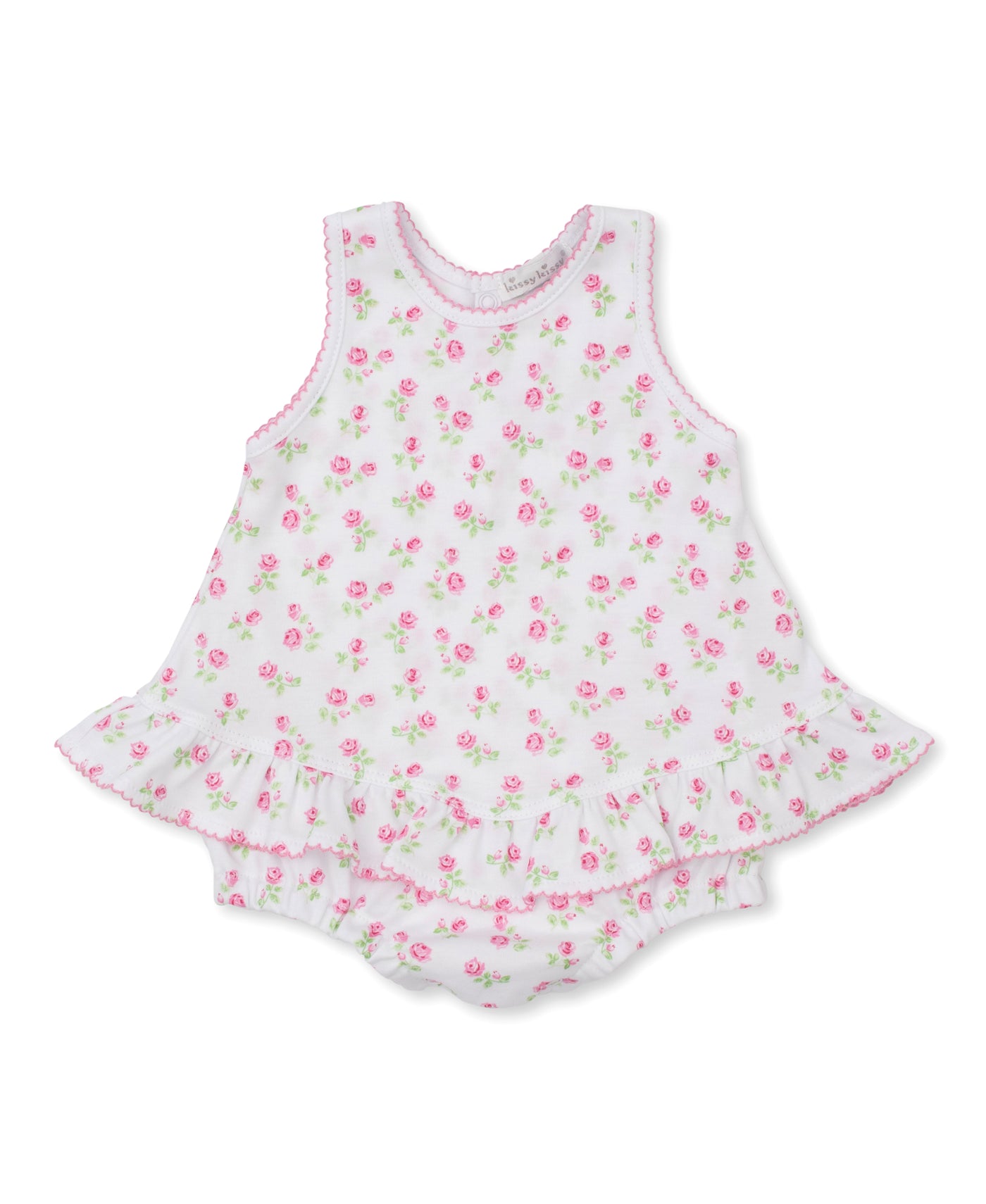 Kissy Rosy Roses Print Bubble