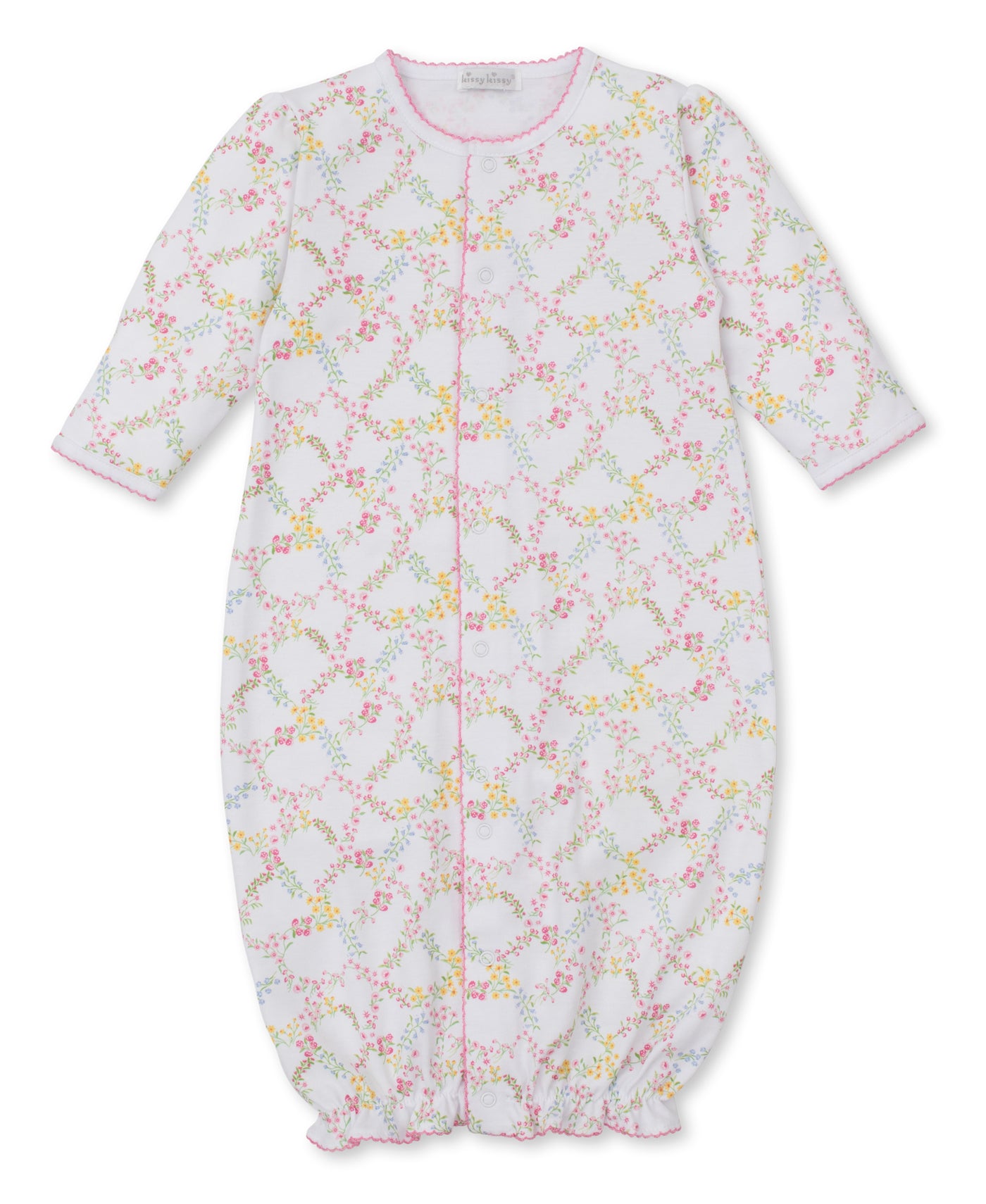 Kissy Garden Trellis Print Converter Gown